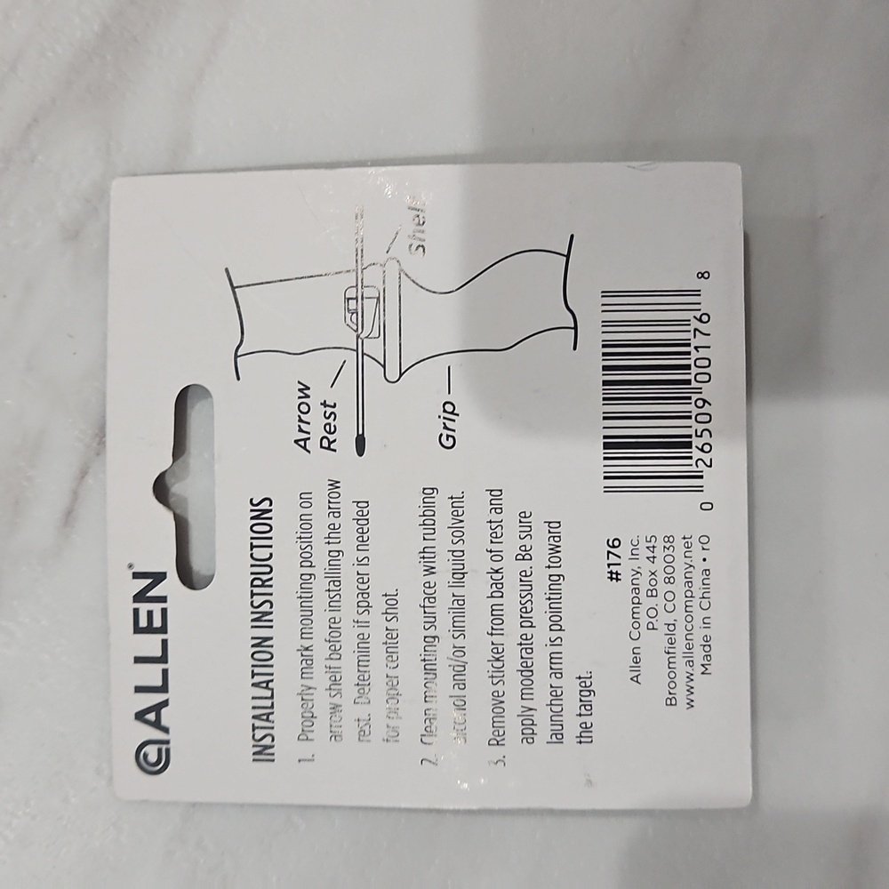 Allen Classic Rifhr Handed Arrow Rest - Picture 2 of 2